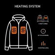 Women S Heated Jacket Rechargeable Electric Coat - 12V Battery Operated Waterproof Warming Jacket with Battery Pack Discount