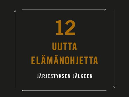 12 uutta elämänohjetta Cheap